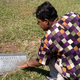 Yolanda Littlejohn at the grave site of her sister, Jacquetta Thomas
Courtesy of Yolanda Littlejohn